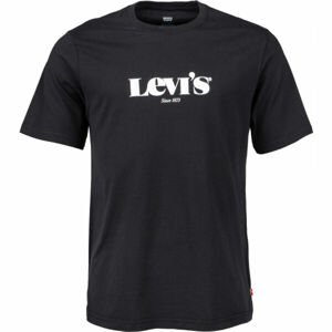 Levi's SS RELAXED FIT TEE Pánske tričko, čierna, veľkosť L
