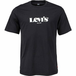 Levi's SS RELAXED FIT TEE Pánske tričko, čierna, veľkosť XL