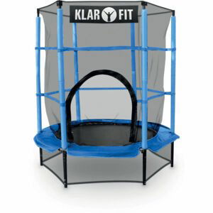 KLARFIT ROCKETKID 140 CM Detská trampolína, modrá, veľkosť one size