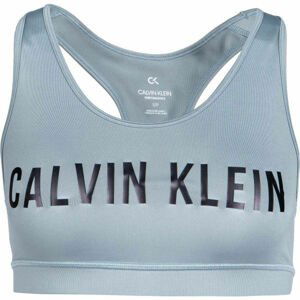 Calvin Klein MEDIUM SUPPORT BRA Dámska športová podprsenka, sivá, veľkosť L