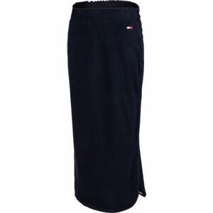Tommy Hilfiger REGULAR TAPE MIDI LONG SKIRT Dámska sukňa, tmavo modrá, veľkosť M
