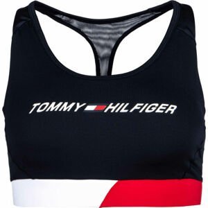 Tommy Hilfiger MID INTENSITY CB RACER BRA Dámska športová podprsenka, tmavo modrá, veľkosť M