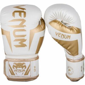 Venum ELITE BOXING GLOVES Boxérske rukavice, béžová, veľkosť 12 OZ