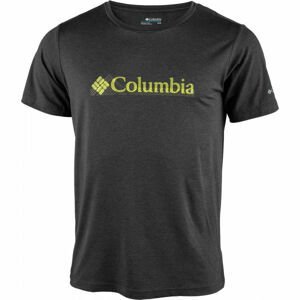Columbia TECH TRAIL GRAPHIC TEE Pánske tričko, čierna, veľkosť S