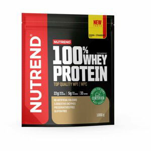 Nutrend 100% WHEY PROTEIN 1000 g BANÁN-JAHODA   - Proteín