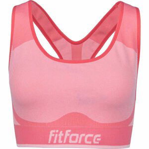 Fitforce ORTENSIA Dámska fitness podprsenka, oranžová,ružová, veľkosť