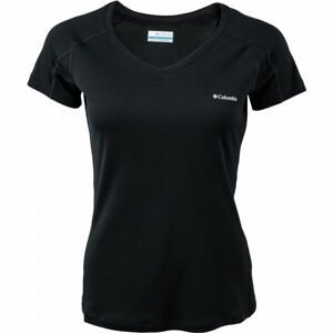 Columbia ZERO RULES SHORT SLEEVE SHIRT Dámske tričko, čierna, veľkosť S