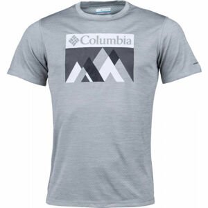 Columbia ZERO RULES SHORT Pánske tričko, sivá, veľkosť M