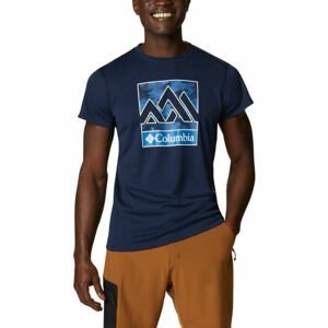 Columbia ZERO RULES SHORT Pánske tričko, tmavo modrá, veľkosť S