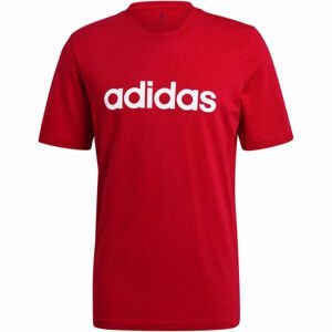 adidas LIN SJ T Pánske tričko, červená, veľkosť L