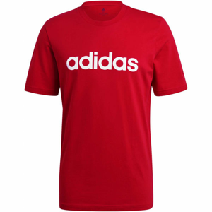 adidas LIN SJ T Pánske tričko, červená, veľkosť XL
