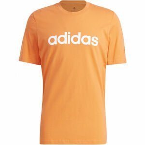 adidas LIN SJ T Pánske tričko, oranžová,biela, veľkosť