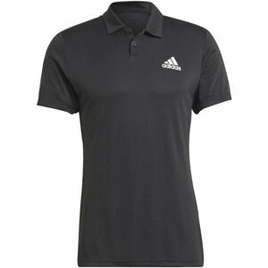 adidas HEAT RDY TENNIS POLO SHIRT Pánske tenisové tričko, čierna, veľkosť L