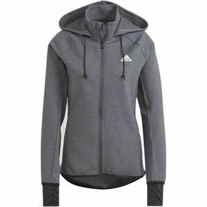 adidas MT FZ HOODY Dámska športová mikina, sivá, veľkosť L