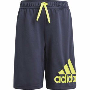 adidas BL SHORTS Chlapčenské šortky, tmavo modrá, veľkosť