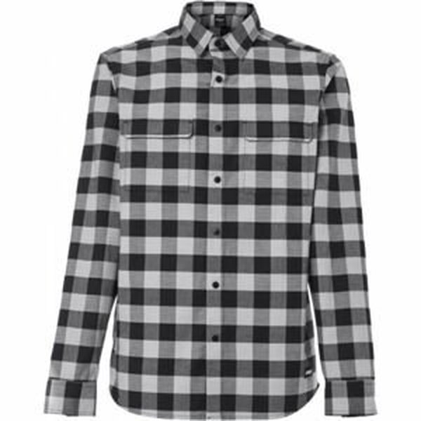 Oakley CHECKERED RIDGE Pánska košeľa, sivá, veľkosť M