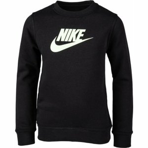 Nike SPORTSWEAR CLUB FLEECE Chlapčenská mikina, čierna, veľkosť S