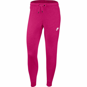 Nike SPORTSWEAR ESSENTIAL Dámske tepláky, ružová,biela, veľkosť