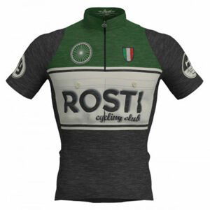 Rosti VINTAGE MERINO Pánsky cyklistický dres, tmavo sivá, veľkosť XXL