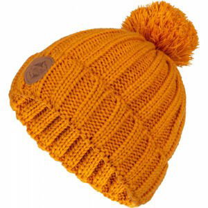 Lewro IZAR Chlapčenská pletená čiapka, žltá, veľkosť 12-15