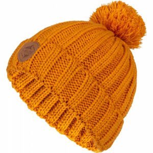 Lewro IZAR Chlapčenská pletená čiapka, žltá, veľkosť 8-11