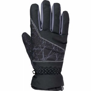 Lewro TORS Detské lyžiarske rukavice, čierna, veľkosť 4-7