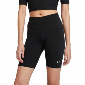 Nike SPORTSWEAR ESSENTIAL Dámske voľnočasové šortky, čierna, veľkosť L