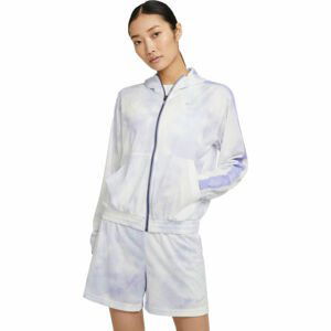 Nike NSW ICN CLSH JKT MESH AOP W biela S - Dámska bunda