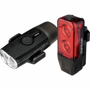 Topeak POWERLUX USB COMBO Set svetiel na bicykel, čierna, veľkosť os
