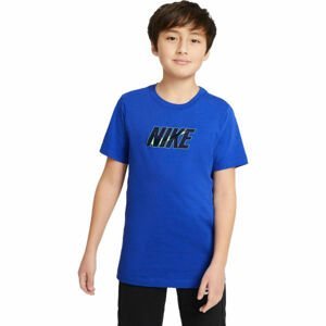 Nike NSW TEE NIKE SWOOSH GLOW B modrá XL - Chlapčenské tričko