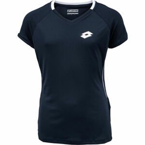 Lotto SQUADRA G II TEE PL Dievčenské tenisové tričko, tmavo modrá, veľkosť XL