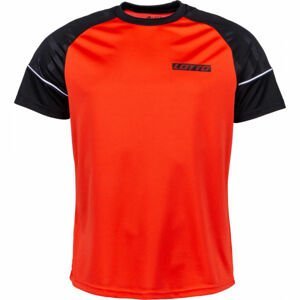 Lotto LOGO V TEE RGL PL Pánske športové tričko, oranžová,čierna,modrá, veľkosť