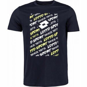 Lotto TEE SUPRA III JS Pánske tričko, tmavo modrá, veľkosť S