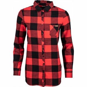 Willard SUN Dámska flanelová košeľa, červená, veľkosť