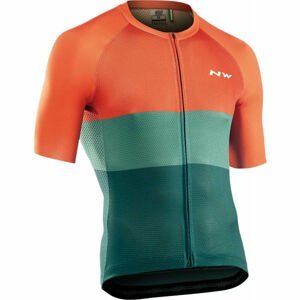 Northwave BLADE AIR Pánsky cyklistický dres, oranžová, veľkosť XXL