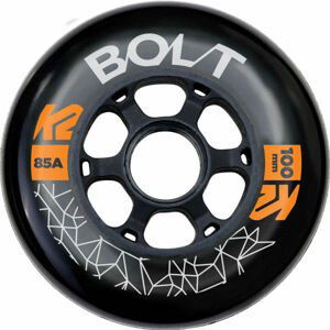 K2 BOLT 100/85A WHEEL 4 PACK BLK Kolieska k in-line korčuliam, čierna, veľkosť os