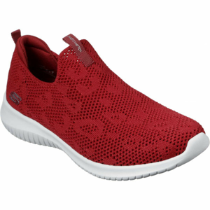 Skechers ULTRA FLEX FAST TALKER Dámska nazúvacia obuv, červená, veľkosť 37.5