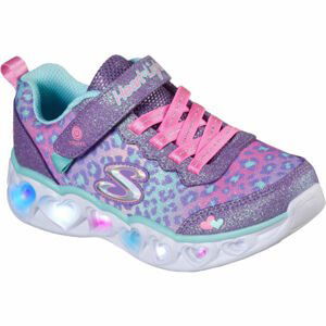 Skechers HEART LIGHTS SHIMMER SPOTS  32 - Detská voľnočasová obuv