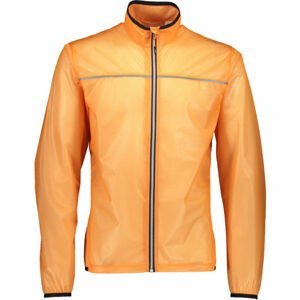 CMP MAN JACKET Pánska ľahká cykliatická bunda, oranžová, veľkosť 48