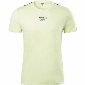 Reebok TRAINING RESSENTIALS TAPE TEE Pánske tričko, svetlo zelená, veľkosť