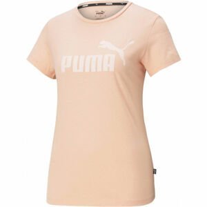 Puma ESS LOGO TEE (S) Dámske tričko, ružová, veľkosť