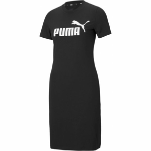 Puma ESS SLIM TEE DRESS Dámske šaty, čierna, veľkosť S