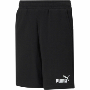 Puma ESS SWEAT SHORTS B Chlapčenské kraťasy, čierna, veľkosť 152