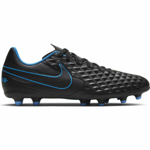 Nike TIEMPO LEGEND 8 CLUB FG/MG Pánske kopačky, čierna,tyrkysová, veľkosť 44