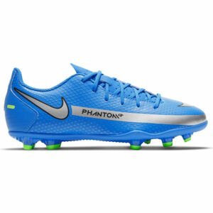 Nike JR PHANTOM GT CLUB FG/MG BLU Detské kopačky, modrá, veľkosť 36.5