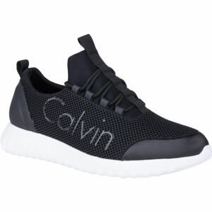 Calvin Klein RUNNER SNEAKER LACEUP MESH Pánska voľnočasová obuv, čierna, veľkosť 41