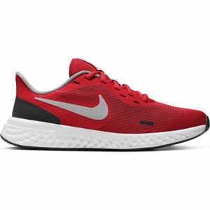 Nike REVOLUTION 5 GS Detská bežecká obuv, červená, veľkosť 38