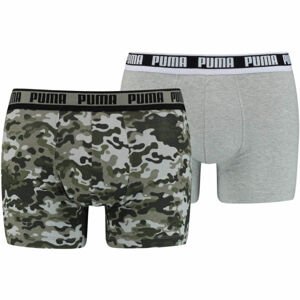 Puma MEN CAMO BOXER 2P  L - Pánske boxerky