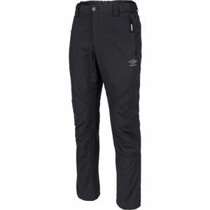 Umbro RICKLEY Pánske plátené zateplené nohavice, čierna, veľkosť L