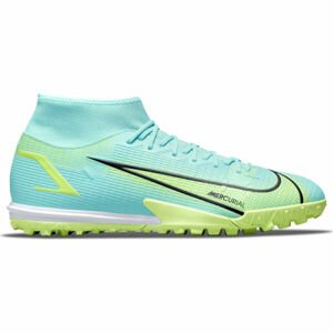 Nike MERCURIAL SUPERFLY 8 ACADEMY TF tyrkysová 8 - Pánske turfy